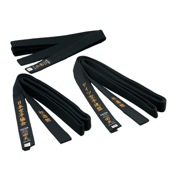 KAITEN Black Cotton Belt 